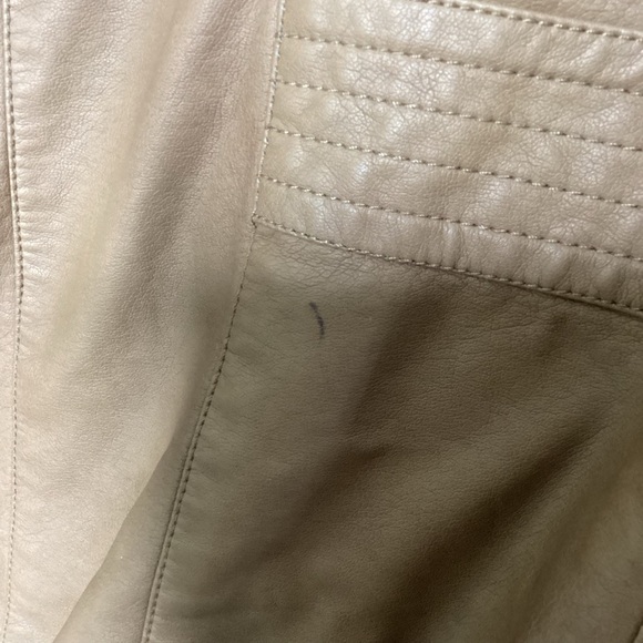 CHARTER CLUB PLUS SIZE 3X TAN BROWN FAUX LEATHER CORE JACKET OUTERWEAR TOP FALL - Picture 12 of 12